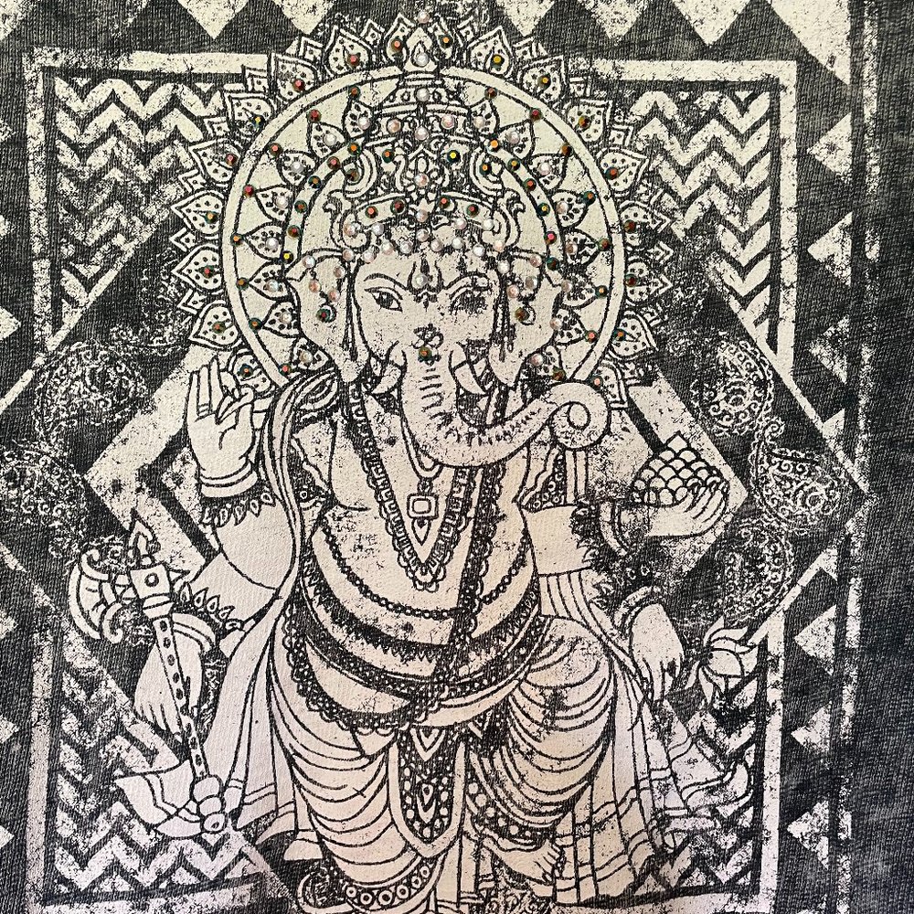 Ganesh L/S Top with Rhinestone - Picture 2 of 4